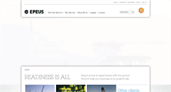 Desktop Screenshot of epeusconsulting.com